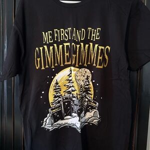 Me First and the Gimme Gimmes Black Winter Tour Tshirt!